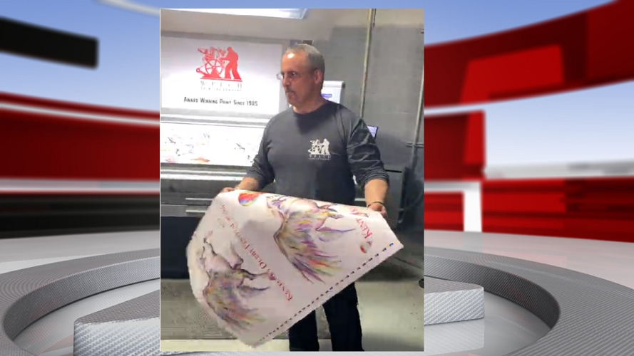 KDF poster at Welch Printing