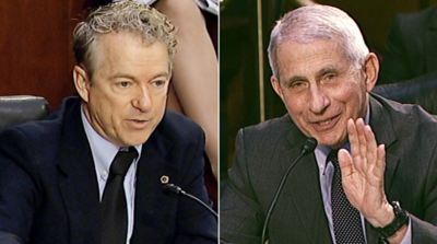Rand Paul and Anthony Fauci