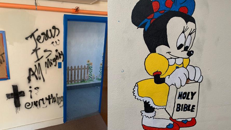 Vandalism at Swaminarayan Temple 1-30-19