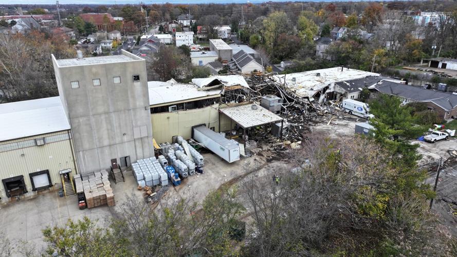 Aftermath of plant explosion in Louisville