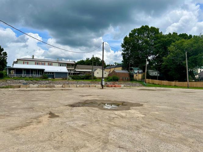 Site of proposed riverfront apartments in Madison 7-15-25