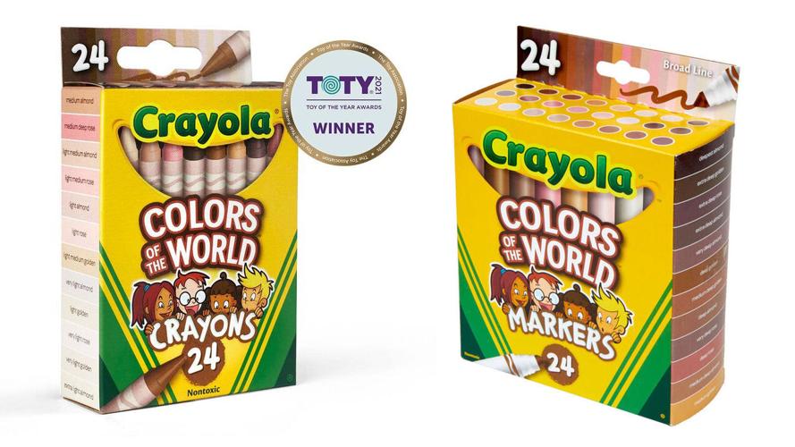 Crayola 'Colors of the World' crayons and markers