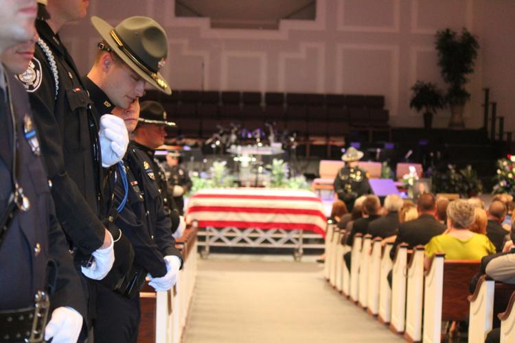 Funeral service and procession for Bardstown Police Ofc. Jason Ellis on May 30, 2013