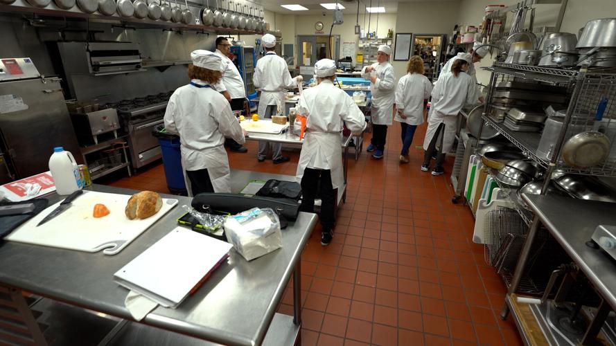 High school students take part in the NASA Hunch Culinary Challenge camp at Sullivan University