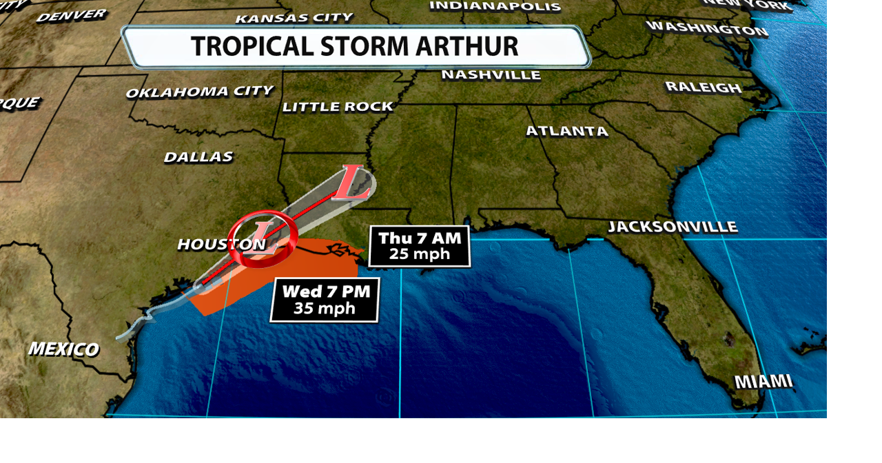 Tropical Storm Arthur Has Formed In The Gulf Jun 17, 2026 Jun 17, 2026 Updated 12 mins ago