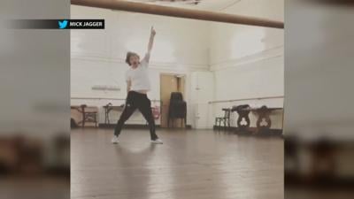 MICK JAGGER DANCING - courtesy Mick Jagger on .jpg