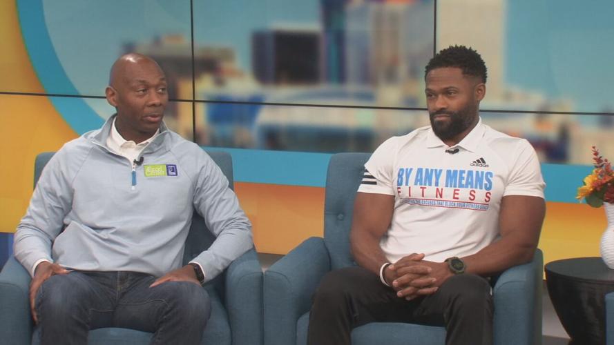 DeVone Holt and Djuan Means with 'Alternate Route' youth mentorship program