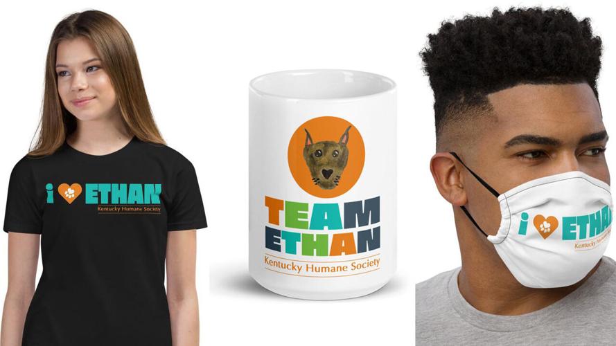'Team Ethan' merchandise from the Kentucky Humane Society