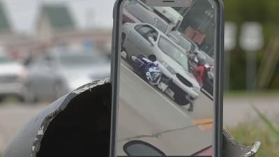 Motorcyclist Confronts Driver