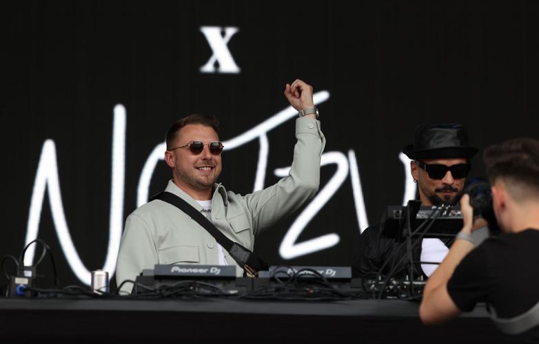 Dombresky x Noizu perform at Forecastle.JPG