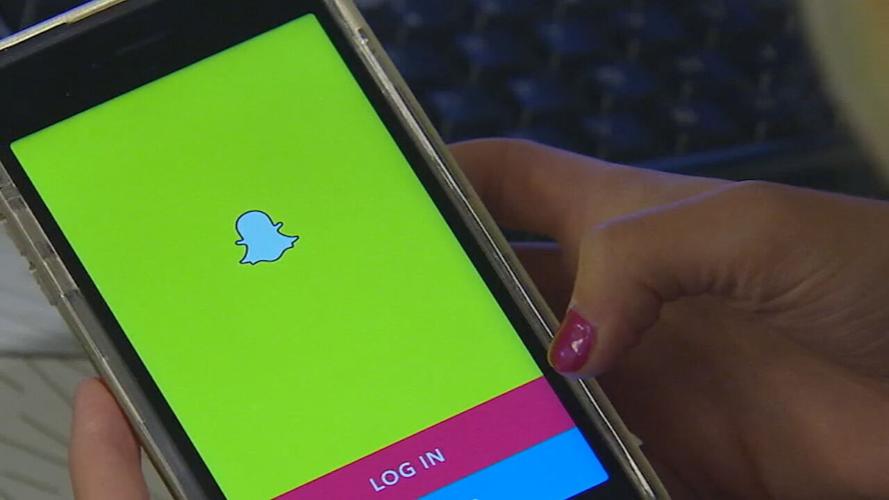 Snapchat on cell phone.jpeg
