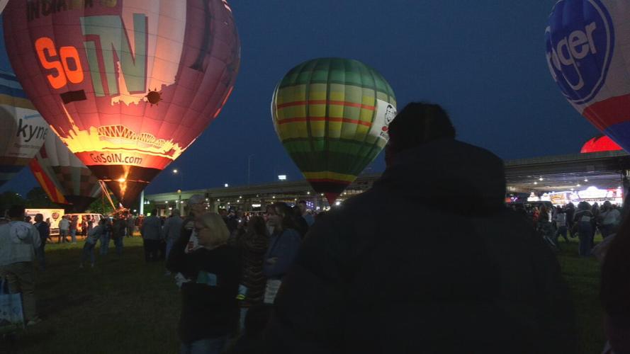 Balloon Glow 1 of 2 on 4-25-24