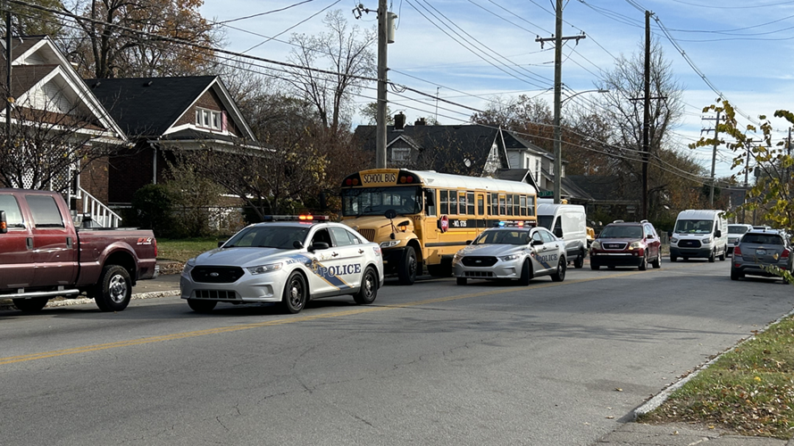 JCPS Bus Crash with Portland Elementary students