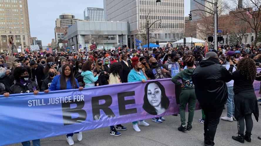 Hundreds prepare to march through downtown Louisville demanding justice for Breonna Taylor