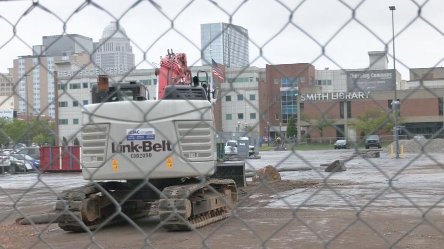 JCTC downtown Louisville campus construction 4-9-24