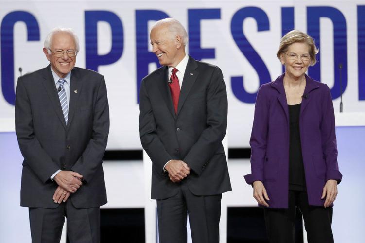 Biden Sanders Warren Dem Debate 10-15-19 AP.jpeg