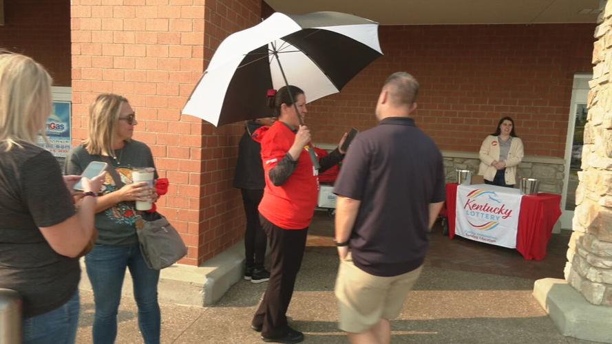 Kentucky Lottery gives away Powerball tickets at Publix in east Louisville
