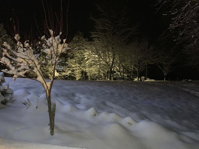 Snow in Beck's Mill, Indiana