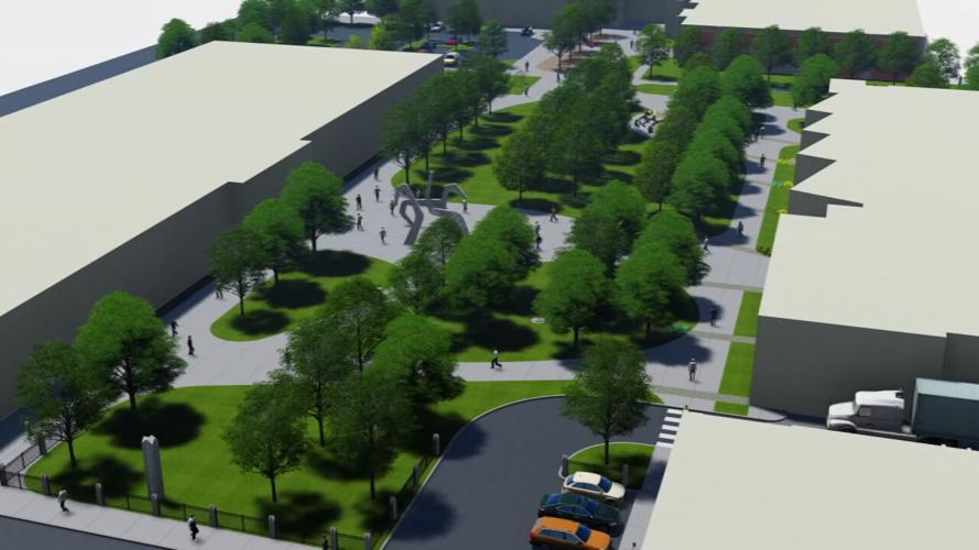 JCTC downtown Louisville campus construction 4-9-24