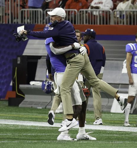 Ole Miss celebrates