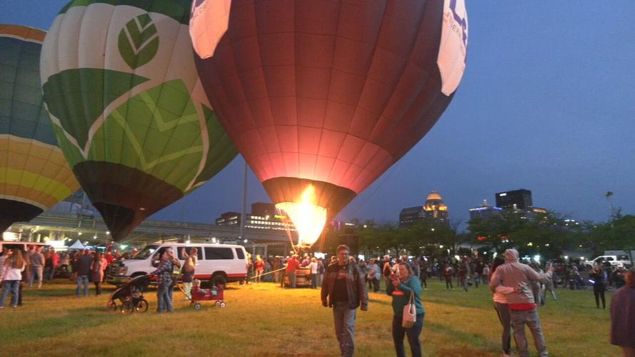 Balloon Glow 1 of 2 on 4-25-24