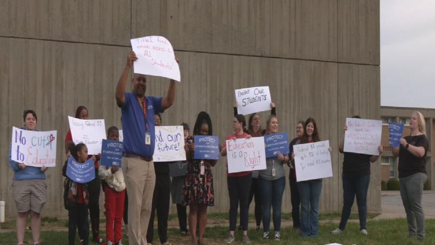 TEACHER WALK-IN PROTEST