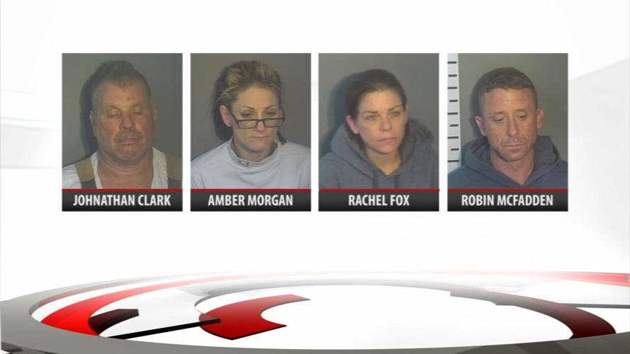 Bardstown Meth Suspects: Clark, Morgan, Fox and McFadden.