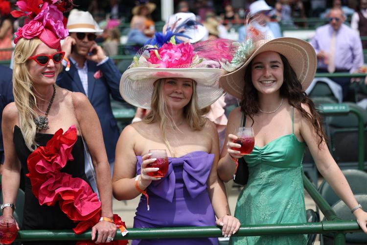 Fans on Kentucky Oaks Day 2025