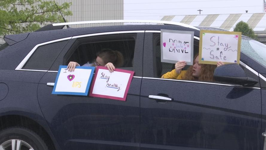 April 23, 2020 parade to show appreciation for UPS Clarksville employees during COVID-19 pandemic