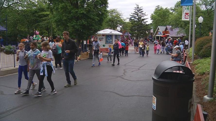 Thousands attended Kentucky Kingdom's opening day 5/8/21
