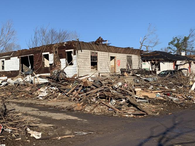 Dawson Springs tornado damage