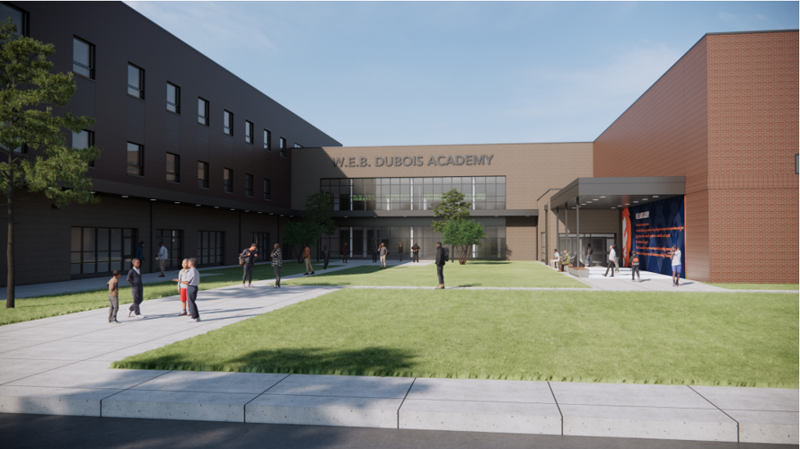 W.E.B. DuBois Academy expansion rendering