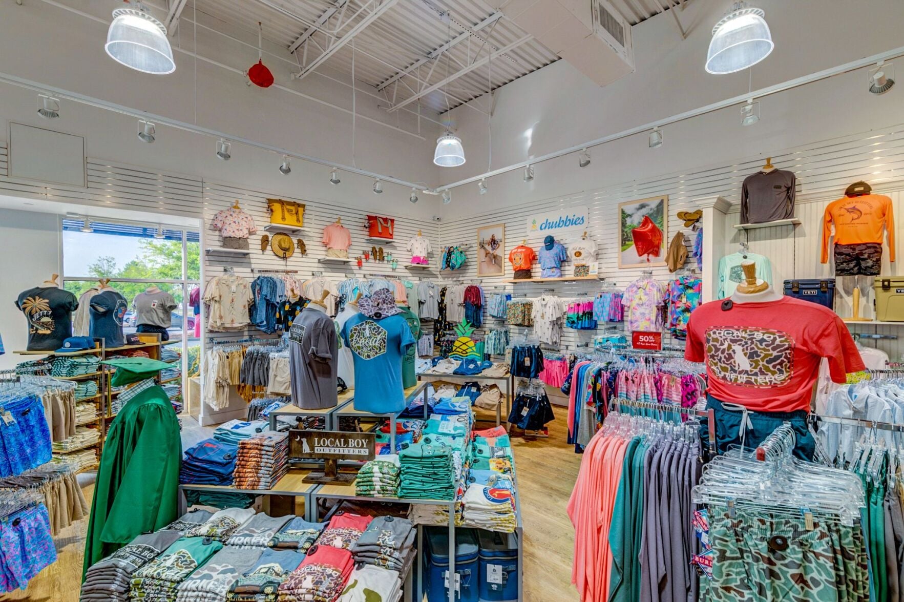 The inside of a Palmetto Moon store