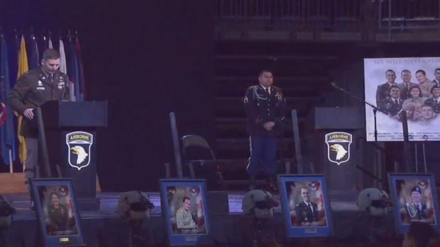 Fort Campbell Black Hawk crash victims memorial 4-13-23