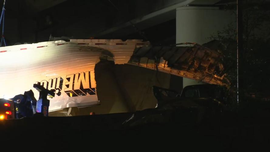 Interstate 65 semi crash 04.19.2024