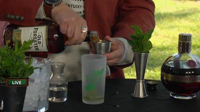 Old Forester's master taster demonstrates how to make the 'French Julep'