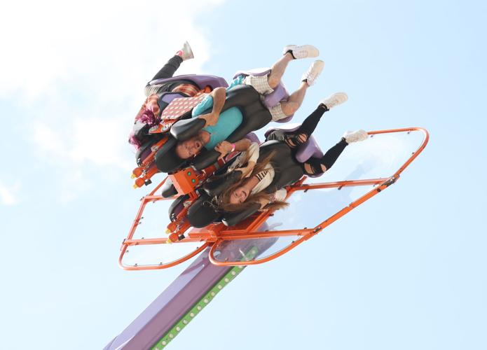 Midway ride at the Kentucky State Fair