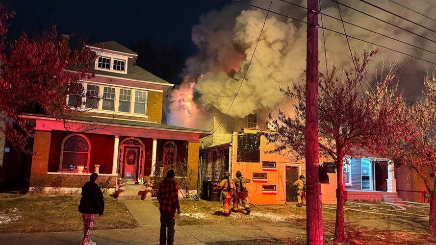 Building Fire on W. Broadway
