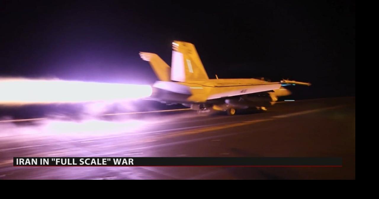 Iranian president says his country is in a full scale war