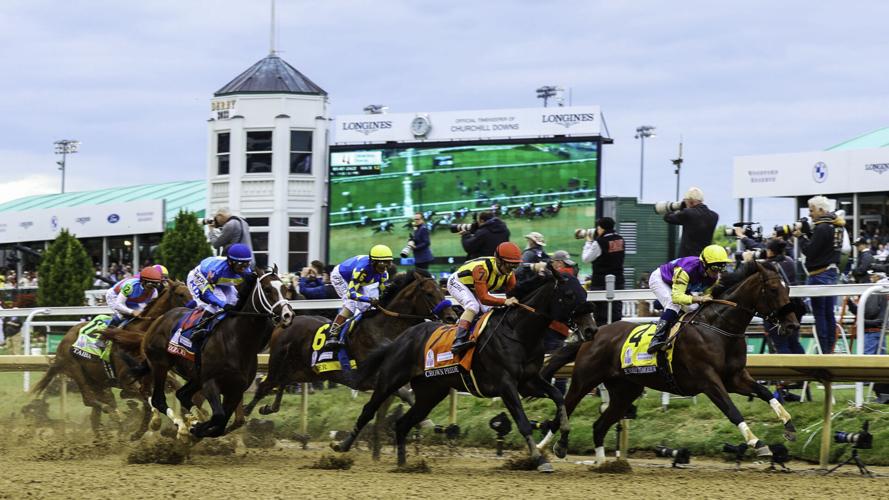 Kentucky Derby first turn