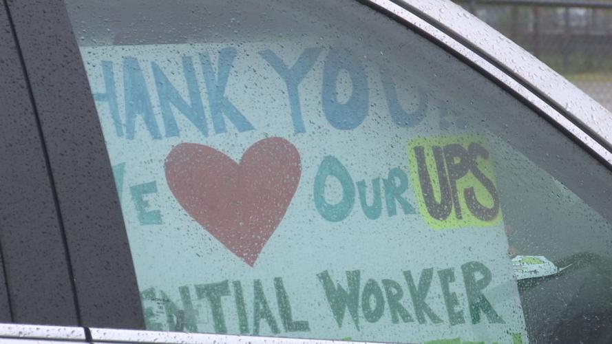 April 23, 2020 parade to show appreciation for UPS Clarksville employees during COVID-19 pandemic