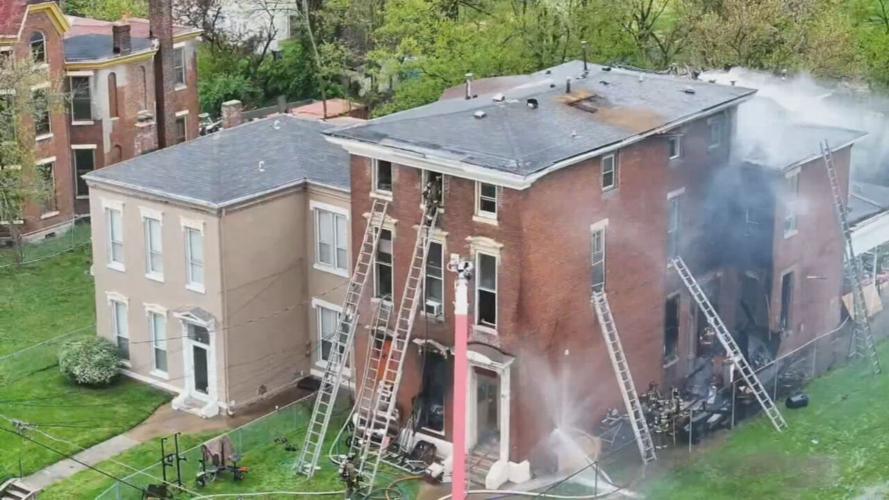 W Muhammad Ali apartment fire drone