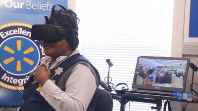 Walmart Associates Use Virtual Reality To Train For Black Friday Rush Business Wdrb Com