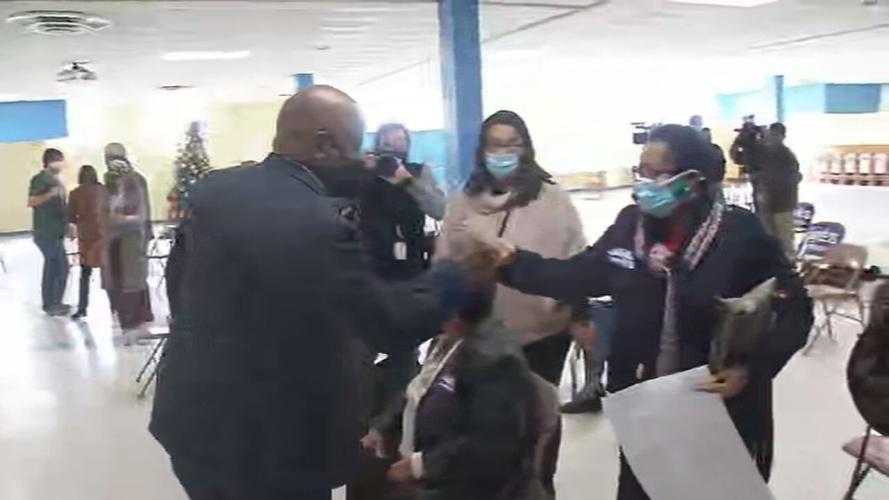 Metro Council President David James announces bid for Louisville mayor on Jan. 21, 2021.