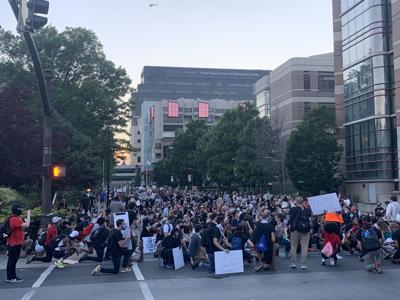 Protests at Chestnut and Preston June 3.jpg