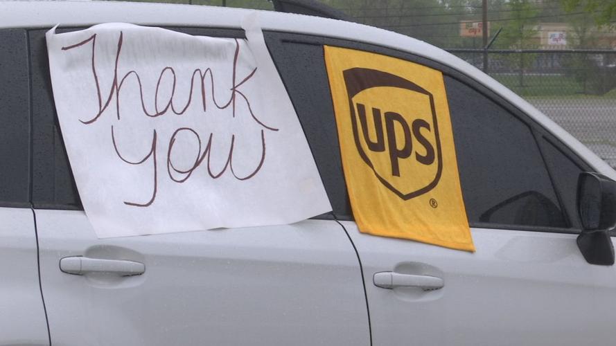 April 23, 2020 parade to show appreciation for UPS Clarksville employees during COVID-19 pandemic