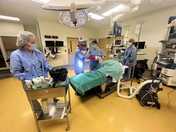 Dr. Jacks works in operating room