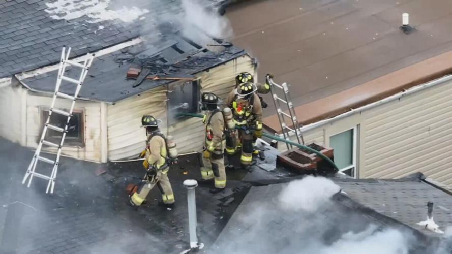 W Muhammad Ali apartment fire drone