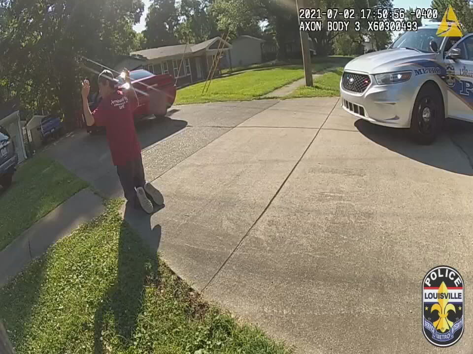 VIDEO | LMPD releases body camera footage after kidnapped 6-year-old girl  was found safe | News | wdrb.com