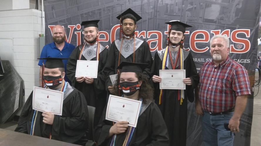 PRP High School Class of 2021 students sign on to be welders for Louisville-based WireCrafters